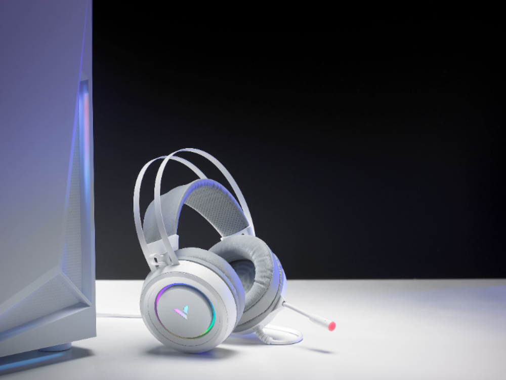 轻量作战，雷柏VH500虚拟7.1声道RGB游戏星辰白耳机上市